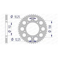 AFAM Chain kit 520 XHR4 - 16/43-114 - Alu Standard Rear Sprocket
