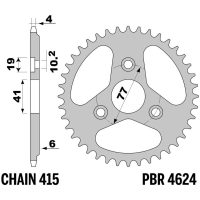 AFAM Chain kit 520 XSR - 15/48-114 - Steel Standard Rear Sprocket