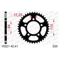 AFAM Chain kit 520 XSR4 - 15/40-112 - Steel Standard Rear Sprocket