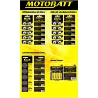 AG4, LR626,377 1.5V Alkaline battery (10pcs) Motobatt