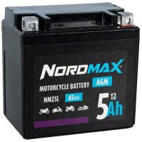 AGM 12V 5Ah Fylld o laddad NMZ5L 114x69x105 mm