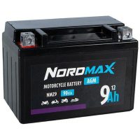 AGM 12V 9Ah Fylld o laddad NMZ9 151x87x107 mm