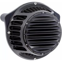 AIR CLEANER ROUGH CRAFTS ROUND ALL BLACK