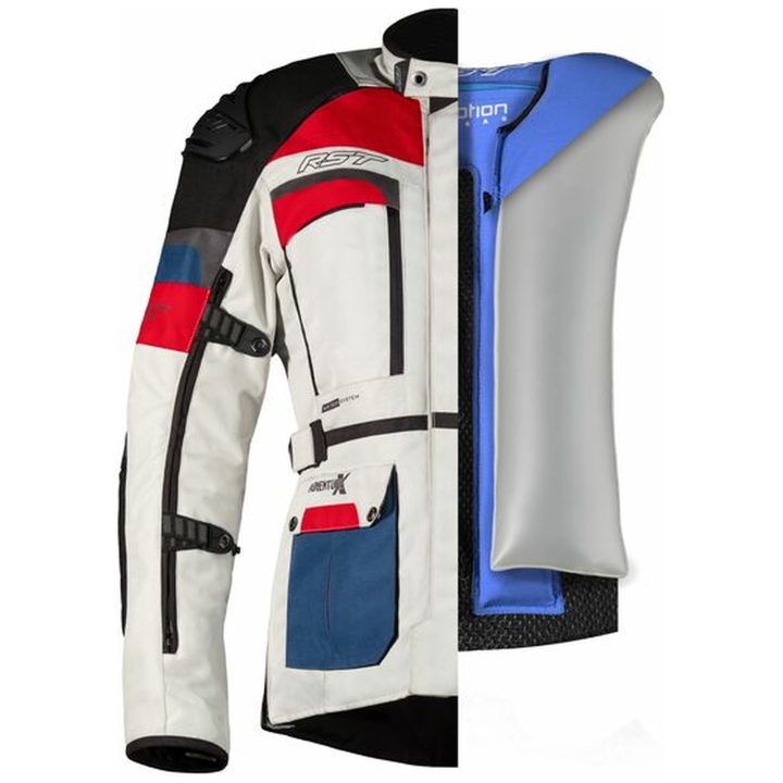 Airbag MC-Jacka Adventure-X CE Svart RST M – bild 3