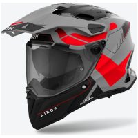 Airoh Hjälm Commander 2 Reveal Röd Fluo Matt, XL