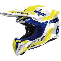 Airoh Hjälm Twist 3 Dynasty Blå/Gul glansig, XS