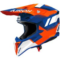 Airoh Hjälm Wraaap Vision Orange/Blå glansig, S