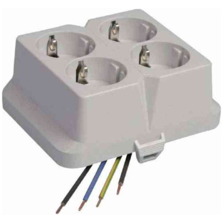 AK2 2235 Lock med Schuko-uttag Rutab – bild 2