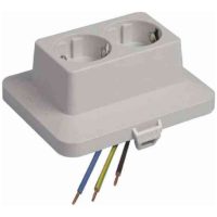 AK2 2235 Lock med Schuko-uttag Rutab