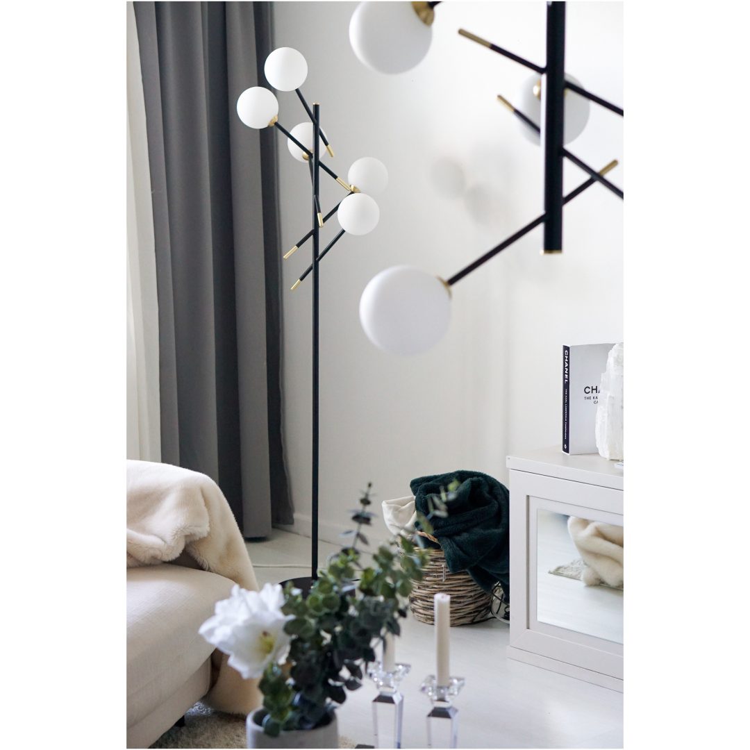 Akrobat Golvlampa, Svart ANETA HOME Sockel G9 – bild 4