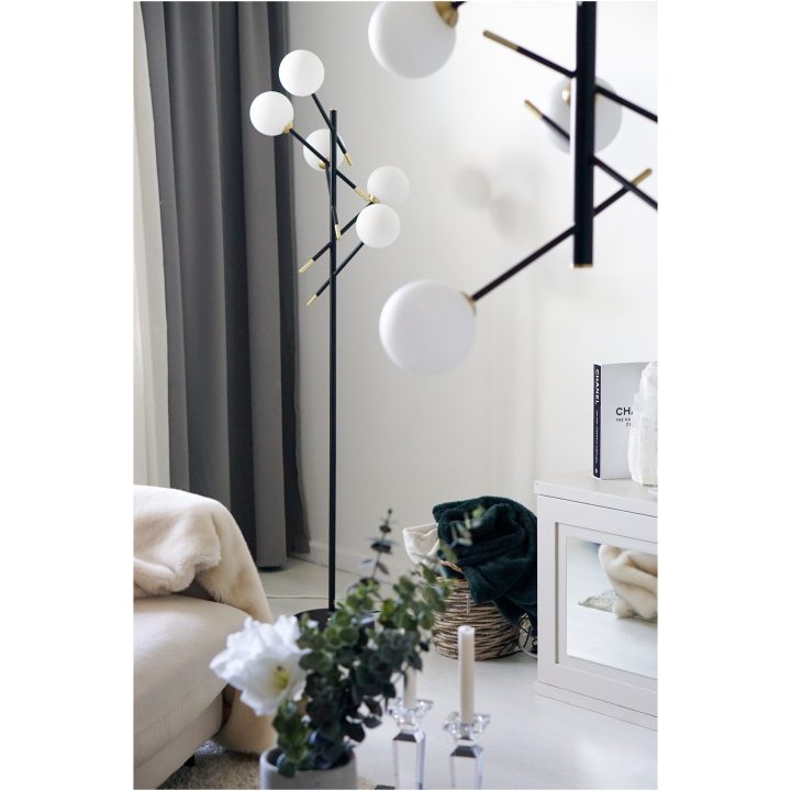 Akrobat Golvlampa, Svart ANETA HOME Sockel G9 – bild 4
