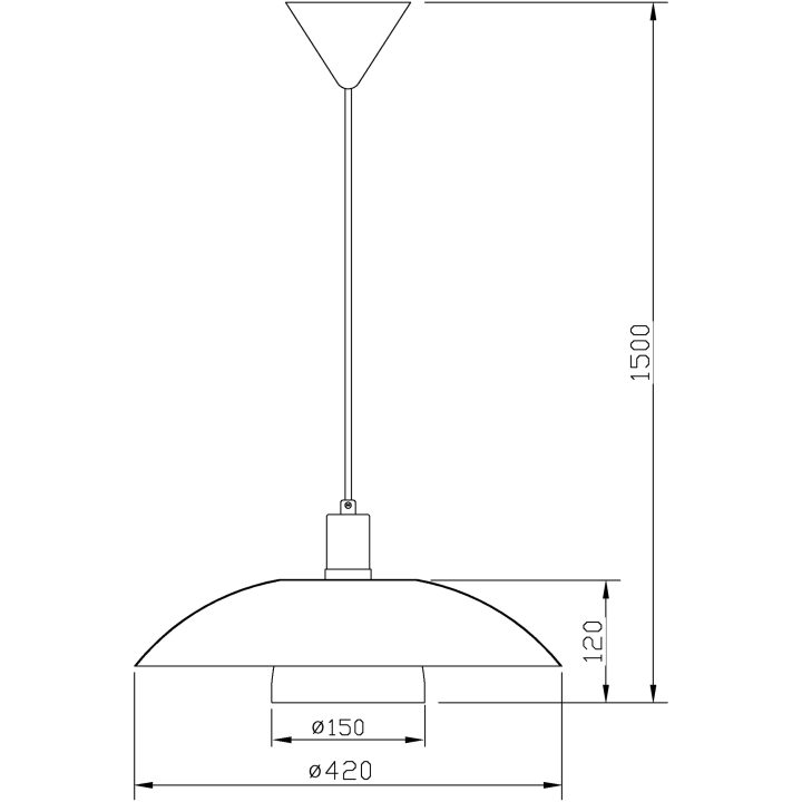 Alfa Taklampa, Vit ANETA HOME Vit – bild 7