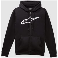 Alpinestars Fleece Angeless Zip Hoodie v3 Svart/Vit, L