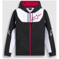 Alpinestars Fleece Session v3 Hoodie Black/White/Red, L