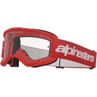 Alpinestars Goggle Vision 3 WORDMARK Röd/Klart
