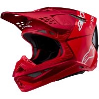 Alpinestars Hjälm S-M10 2206 Flood Röd Fluo, L