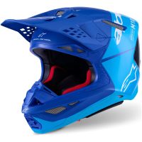 Alpinestars Hjälm S-M10 Flood Met Blå/Blå/Carbon, S