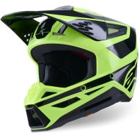 Alpinestars Hjälm S-M3 Heat Fluo Gul/Svart, XL