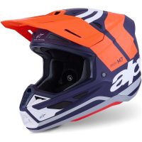 Alpinestars Hjälm S-M7 Core Orange/Blå, M