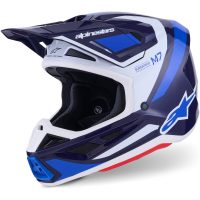 Alpinestars Hjälm S-M7 Rise Blå/Vit, XL