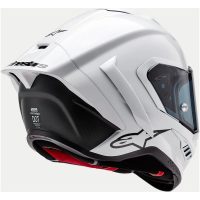 Alpinestars Hjälm Supertech R10 Vit/Mattsvart, XL