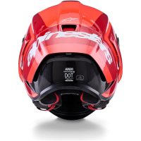 Alpinestars Hjälm Supertech S-R10 Arius Svart/Vit/Duo Röd, XS