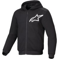 Alpinestars Hoodie Chrome v2 Svart/Vit, S