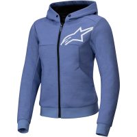 Alpinestars Hoodie Dam Chrome v2 Blå/Violet, S