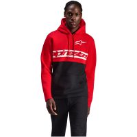 Alpinestars Hoodie Parallel Svart/Röd, L