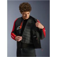 Alpinestars Jacka T-SPS v2 Vattentät Svart/Röd Fluo, XXL
