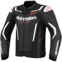 Alpinestars Skinnjacka GP Force v2 Airflow Svart/Vit, 52