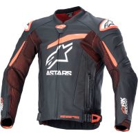Alpinestars Skinnjacka GP Plus R v4 RK Svart/Röd Fluo, 48