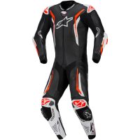 Alpinestars Skinnställ 1-pcs GP Tech v5 Svart/Vit/ Fluo Röd, 52