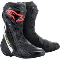 Alpinestars Stövel Supertech R v2 Svart/Vit/Röd/Gul, 39