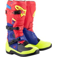 Alpinestars Stövel Tech 3 Röd/Blå/Gul Fluo, 48