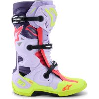 Alpinestars Stövel Vented Tech 10 Lila/Fluo Gul/Rosa, 43