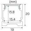 Aluminiumprofil Hide-a-lite Art High 2m, Hide-a-Lite – miniatyr 1