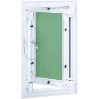 Aluminiumram med gipsskiva 200x400 mm vidaXL