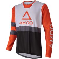 AMOQ Airline Mesh Crosströja Orange/Vit, M