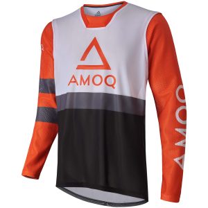 AMOQ Airline Mesh Crosströja Orange/Vit, XL