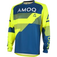 AMOQ Ascent Strive V2 Crosströja Gul-Mörkblå, M