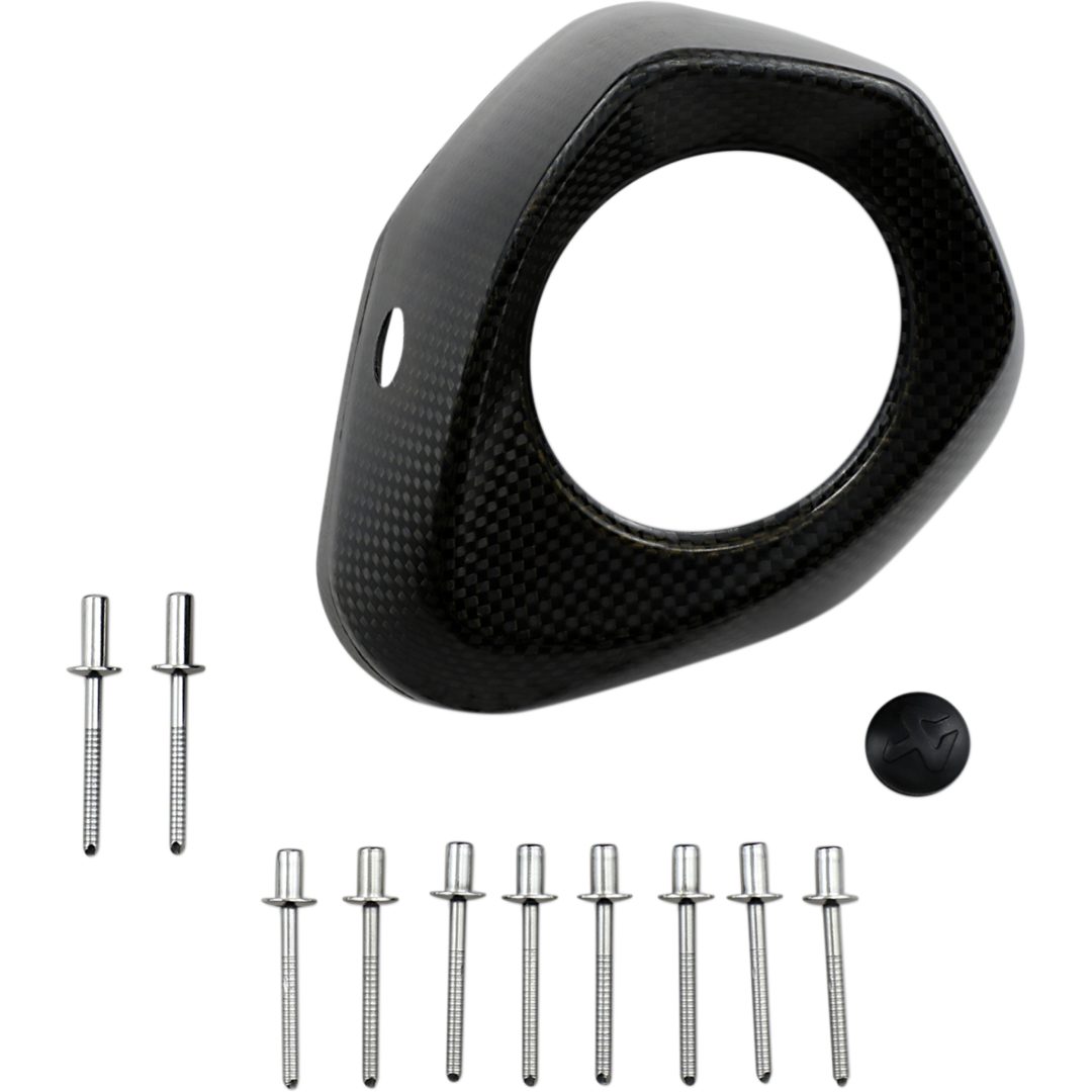 Ändlock Kolfiber Svart AKRAPOVIC Ändlock
