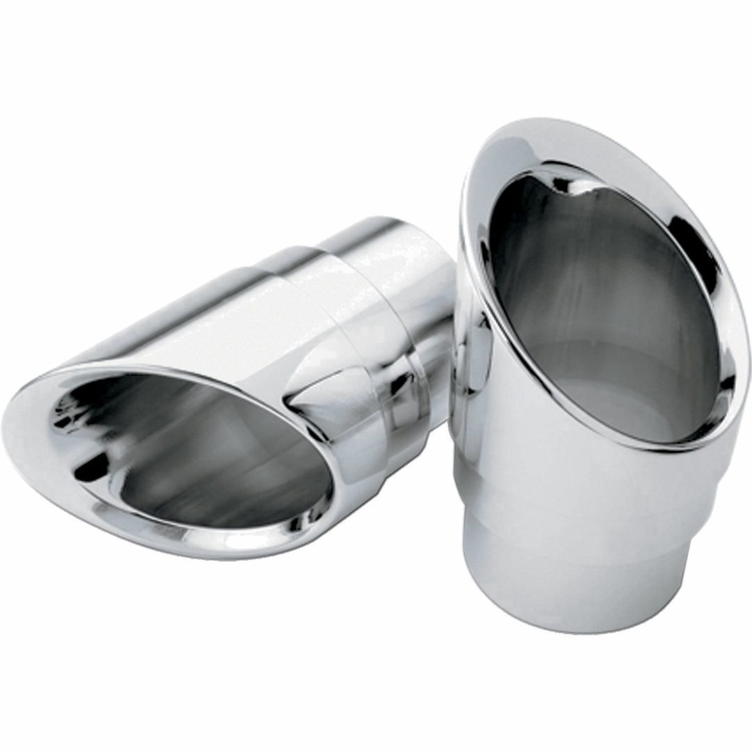Ändrör Slash-cut Universal Aluminium COBRA Slashdown