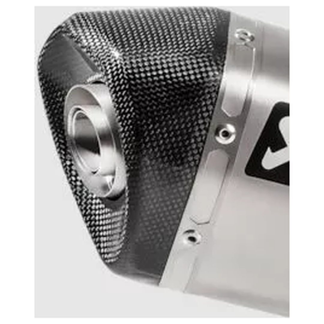 Ändstycke Kolfiber Svart AKRAPOVIC