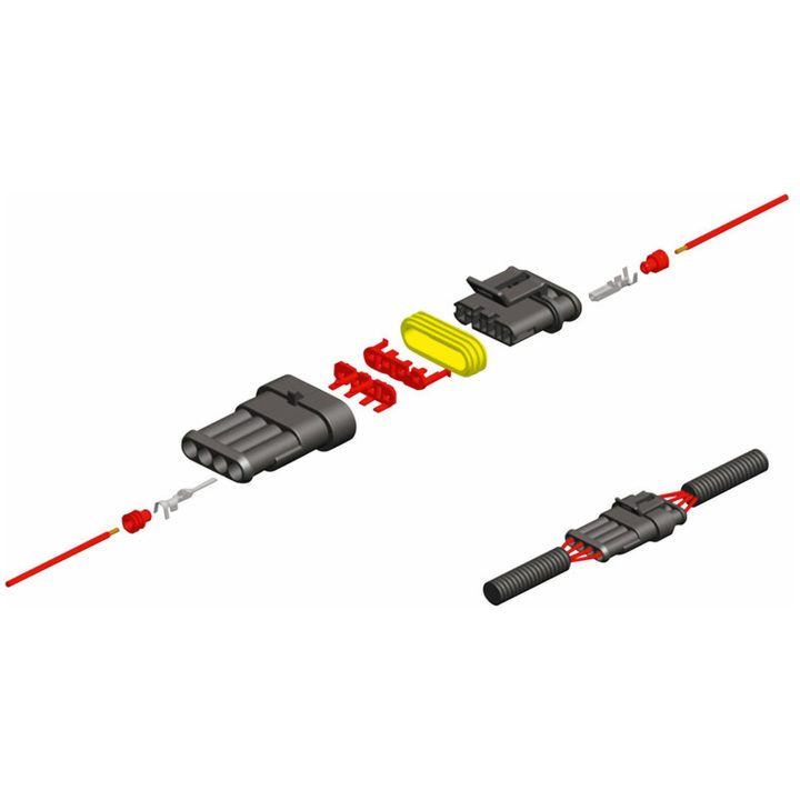 Ändstyckesset 4-stift BIHR – bild 2