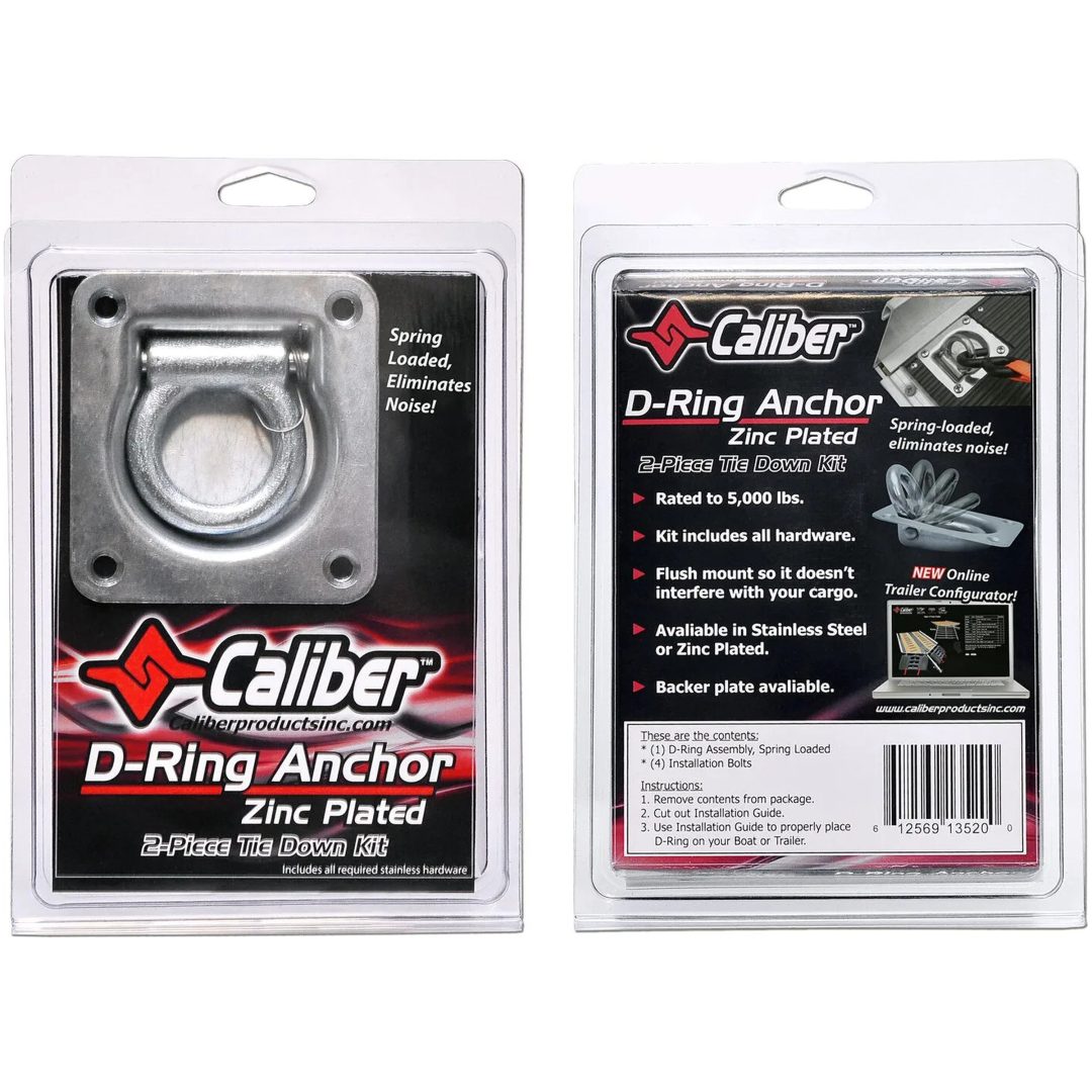 Ankare D-Ring CALIBER 2st (zink behandlad) – bild 2