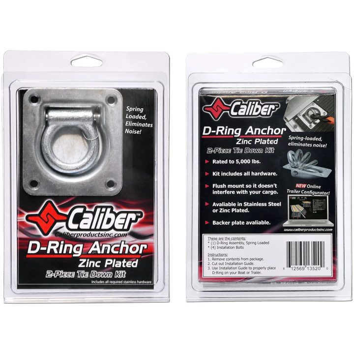 Ankare D-Ring CALIBER 2st (zink behandlad) – bild 2