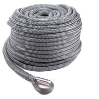 Ankarlina Dockline med kaus 16mm 40m grå Qvarken