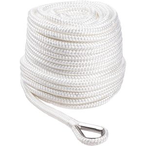 Ankarlina Dockline med kaus 18mm 50m vit Qvarken
