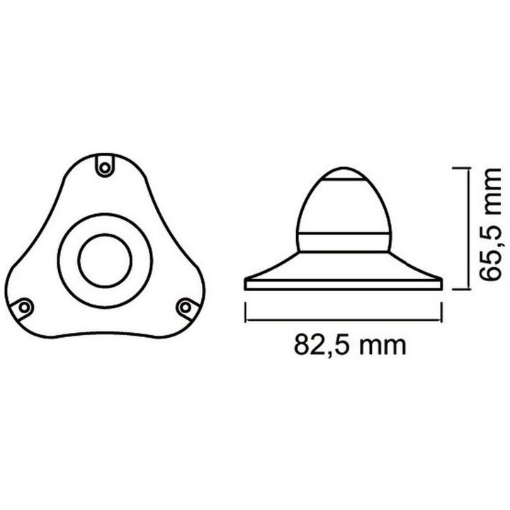 Ankarljus LED Sphera II 360° Svart Osculati – bild 2